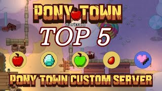 Pony-town--custom-server kody lista