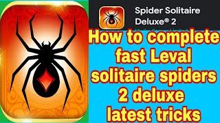 Deluxe-spider-solitaire triki tutoriale
