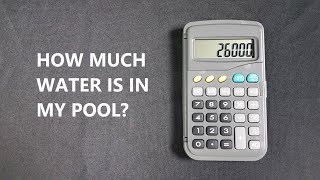 Pool-water-calculator kody lista
