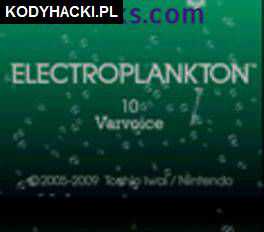 Electroplankton Varvoice Hack Cheats