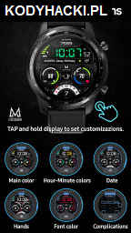 MD289: Digital watch face Kody