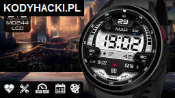 MD244 LCD: Digital watch face Hack