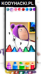 Oddbods Coloring Game Page Cheat