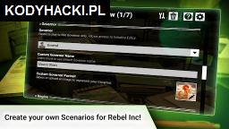 Rebel Inc: Scenario Creator Cheat