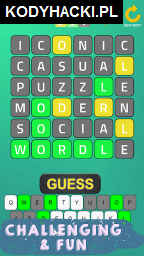 Wordly Daily Word Games Puzzle Kody