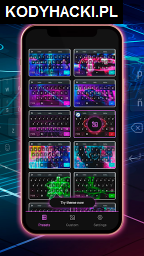 Neon Theme - Android Keyboard Cheat