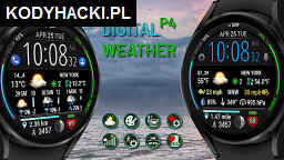 Digital Weather Watch face P4 Hack