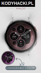 Rose Gold Analog Watch Face Cheat