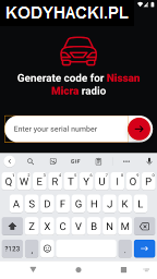 Nissan radio code unlock Cheat