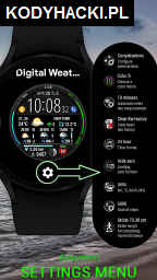 Digital Weather Watch face P4 Cheat